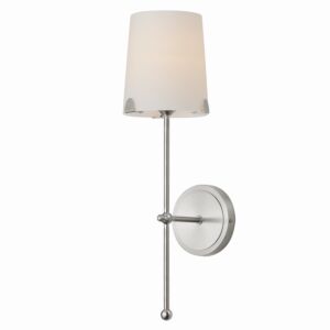 Huntington One Light Wall Sconce in Satin Nickel by Maxim