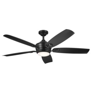 Tranquil 56"Ceiling Fan in Satin Black by Kichler