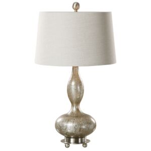 Vercana Table Lamp, Set Of  in Brushed Nickel by Uttermost