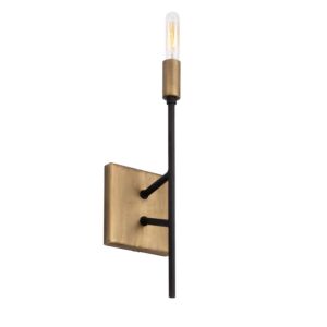 Bodie One Light Wall Sconce in Havana GoldCarbon by Varaluz