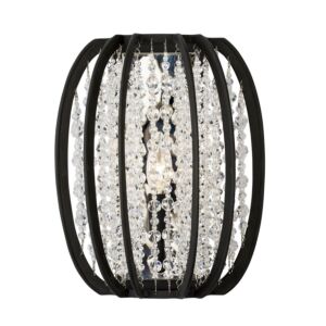 Caesar One Light Wall Sconce in Carbon by Varaluz