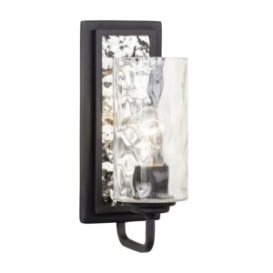 Hammer Time One Light Wall Sconce in CarbonPolished Stainless by Varaluz