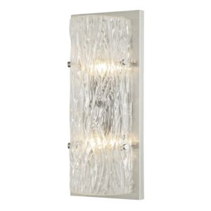 Morgan Two Light Wall Sconce in Brushed Nickel by Varaluz