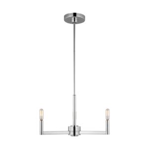 Fullton 3-Light Chandelier in Chrome