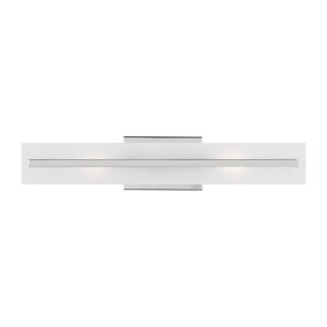 Dex 2-Light Bathroom Vanity Light in Chrome