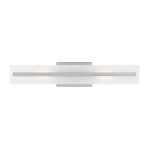 Dex 2-Light Bathroom Vanity Light in Brushed Nickel