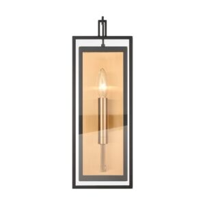 Gianni 1-Light Wall Sconce in Matte Black