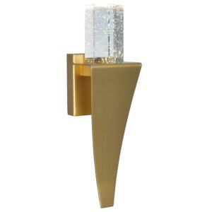 Catania LED Wall Sconce in Satin Gold by CWI Lighting