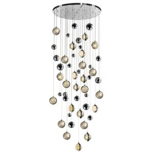 Salvador LED Chandelier in Polished Nickel by CWI Lighting