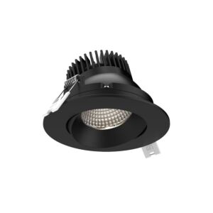 1-Light Gimbal Downlight in Black