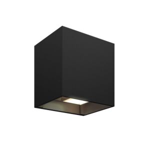 1-Light LED Wall Sconce in Black