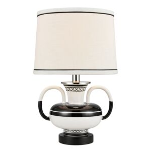 Luxor Gardens  Table Lamp in White by ELK Home