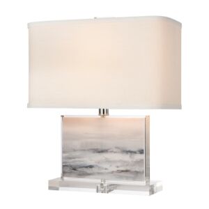 Barnes 1-Light Table Lamp in Gray