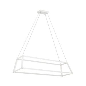 Carlington 1-Light LED Chandelier in Matte White