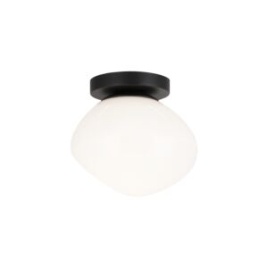 Melotte 1-Light Wall Sconce with Ceiling Mount in Black