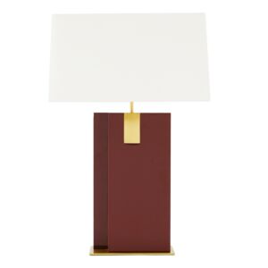 Ruby One Light Table Lamp in Paprika by Arteriors