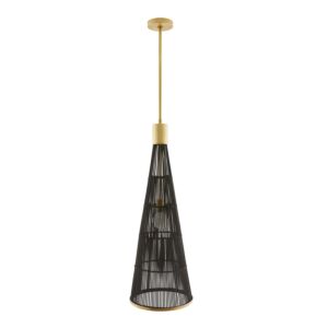 Pesaro One Light Pendant in Black Wash by Arteriors