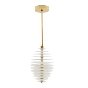 Penelope One Light Pendant in Clear Seedy by Arteriors