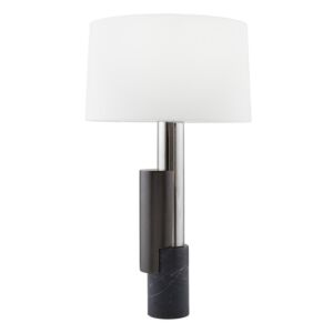 Pepperdine One Light Table Lamp in Black by Arteriors