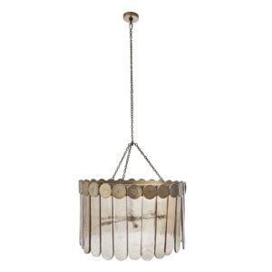 Roman Six Light Chandelier in Seedy Smoke by Arteriors