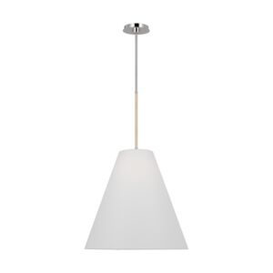 Remy 1-Light Pendant in Polished Nickel