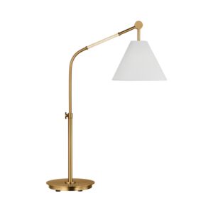 Remy One Light Table Lamp in Burnished Brass by Visual Comfort Studio