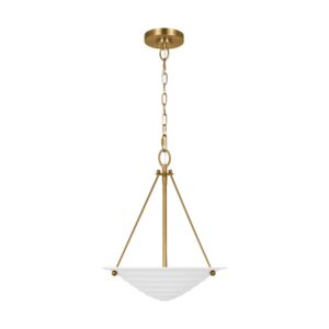 Dosinia 2-Light Pendant in Textured White