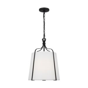 Leander One Light Pendant in Smith Steel by Visual Comfort Studio