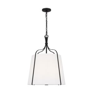 Leander Three Light Pendant in Smith Steel by Visual Comfort Studio