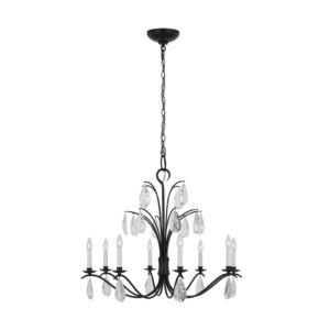 Shannon 8-Light Chandelier in Aged Iron