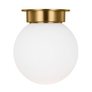 Nodes One Light Flush Mount in Burnished Brass by Visual Comfort Studio