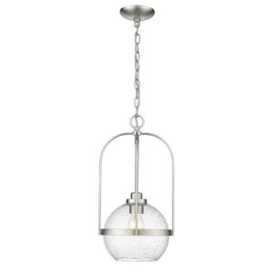 Devonshire 1-Light Pendant Light in Brushed Nickel