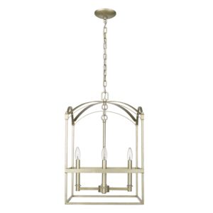 Cormac 4-Light Pendant Light in Washed Gold