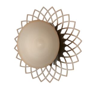 Helia Two Light Wall Sconce in Brushed Champagne Gold by Kalco