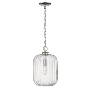 Cabot 1-Light Pendant Light in Polished Nickel