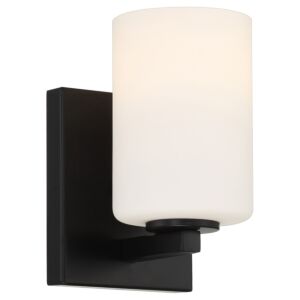 Sienna One Light Wall Sconce in Matte Black by Access