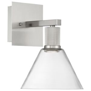 Port Nine Martini LED Wall Sconce in Brushed Steel by Access