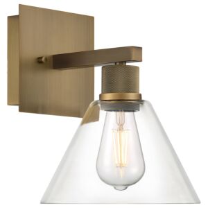 Port Nine Martini LED Wall Sconce in Antique Brushed Brass by Access