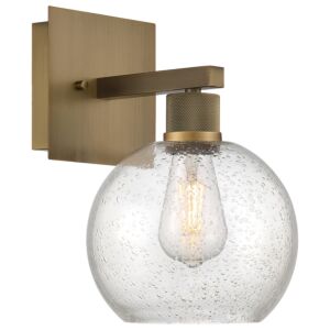 Port Nine Burgundy LED Wall Sconce in Antique Brushed Brass by Access