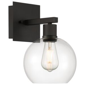 Port Nine Burgundy LED Wall Sconce in Matte Black by Access