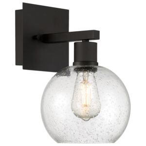 Port Nine Burgundy LED Wall Sconce in Matte Black by Access