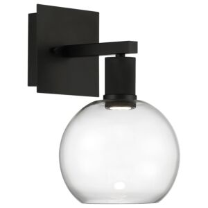 Port Nine Burgundy LED Wall Sconce in Matte Black by Access