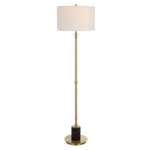 Guard  Floor Lamp in Antiqued Plated Brass by Uttermost