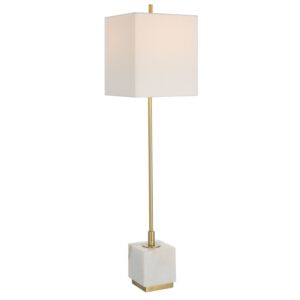 Escort  Buffet Lamp in Plated Brushed Brass by Uttermost