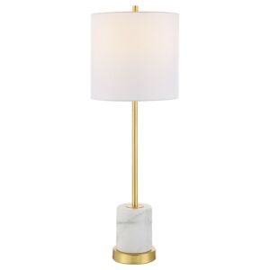 Turret  Buffet Lamp in Brushed Gold by Uttermost