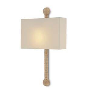 Senegal  Wall Sconce in Natural by Currey and Company