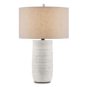 Innkeeper  Table Lamp in White by Currey and Company