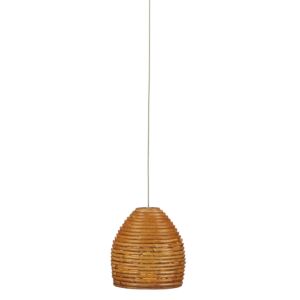 Beehive  Pendant in Natural by Currey and Company