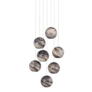 Palatino  Pendant in Earthith Speckles by Currey and Company