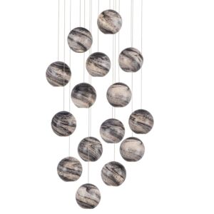 Palatino  Pendant in Earthith Speckles by Currey and Company